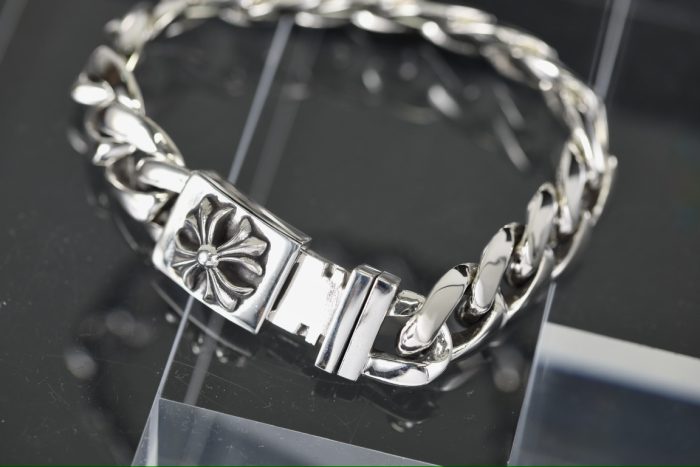 クロムハーツ CHROME HEARTS テーパードクラシックIDブレスレット CHプラス シルバー925 ユニーク - 画像 (6)