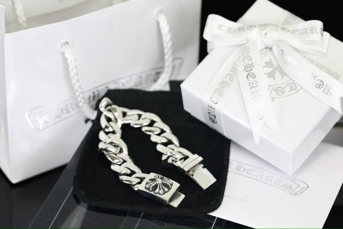 クロムハーツ CHROME HEARTS テーパードクラシックIDブレスレット CHプラス シルバー925 ユニーク - 画像 (10)