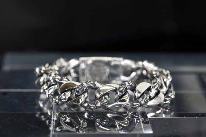 クロムハーツ CHROME HEARTS ファンシーラージボックスID ブレスレット シルバー925【FANCY LRG3 CHX】 - 画像 (2)