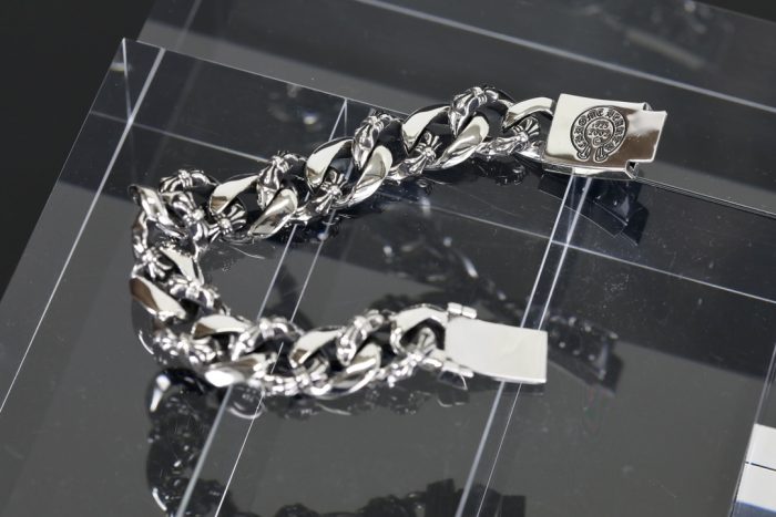 クロムハーツ CHROME HEARTS ファンシーラージボックスID ブレスレット シルバー925【FANCY LRG3 CHX】 - 画像 (5)