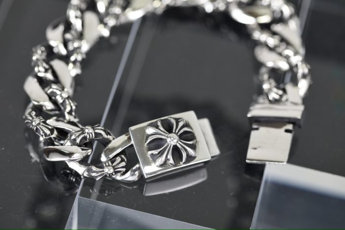 クロムハーツ CHROME HEARTS ファンシーラージボックスID ブレスレット シルバー925【FANCY LRG3 CHX】 - 画像 (9)