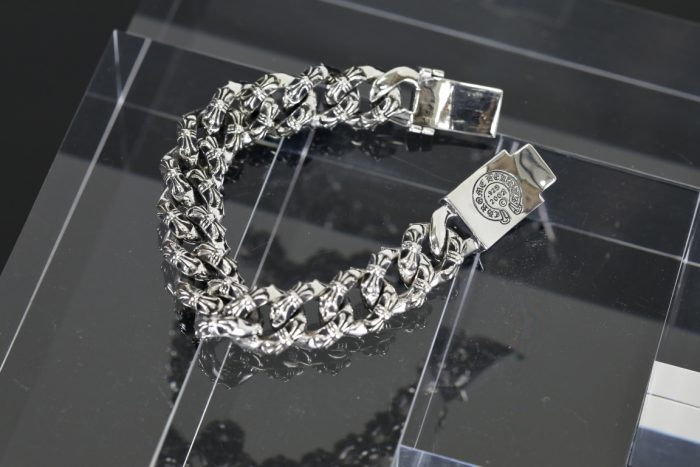 クロムハーツ CHROME HEARTS ラージBOX ID エクストラファンシーリンク ブレスレット シルバー925 - 画像 (5)