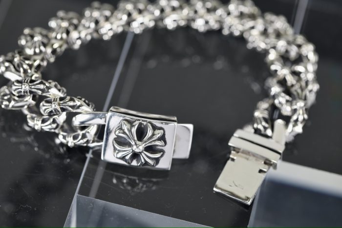 クロムハーツ CHROME HEARTS ラージBOX ID エクストラファンシーリンク ブレスレット シルバー925 - 画像 (6)