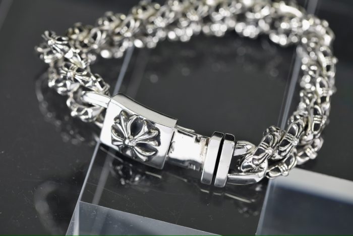クロムハーツ CHROME HEARTS ラージBOX ID エクストラファンシーリンク ブレスレット シルバー925 - 画像 (8)