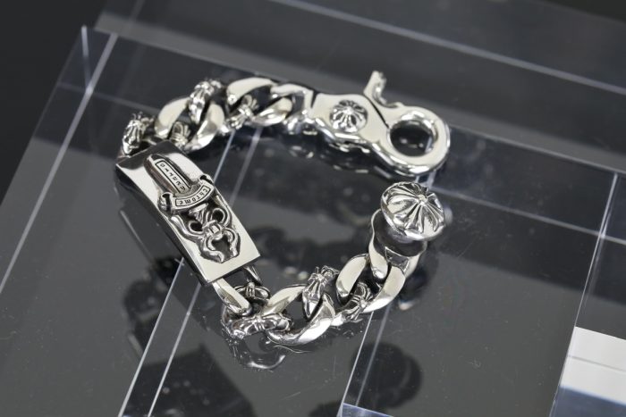 クロムハーツ  CHROME HEARTS  ダガー×ファンシー IDブレスレット プラスクリップ - 画像 (3)