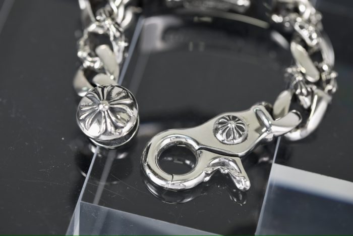 クロムハーツ  CHROME HEARTS  ダガー×ファンシー IDブレスレット プラスクリップ - 画像 (8)