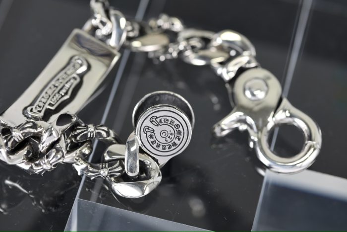 クロムハーツ  CHROME HEARTS  ダガー×ファンシー IDブレスレット プラスクリップ - 画像 (6)