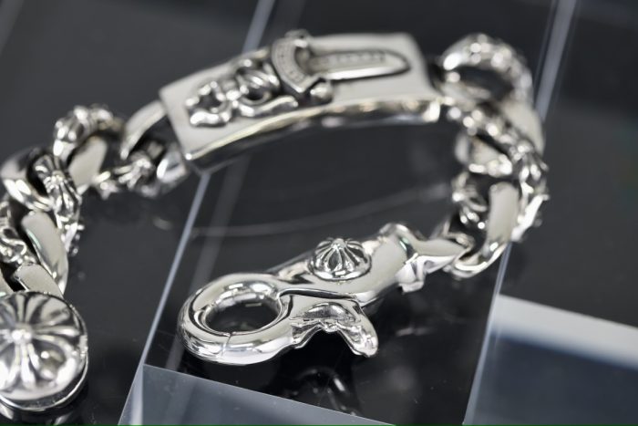 クロムハーツ  CHROME HEARTS  ダガー×ファンシー IDブレスレット プラスクリップ - 画像 (7)