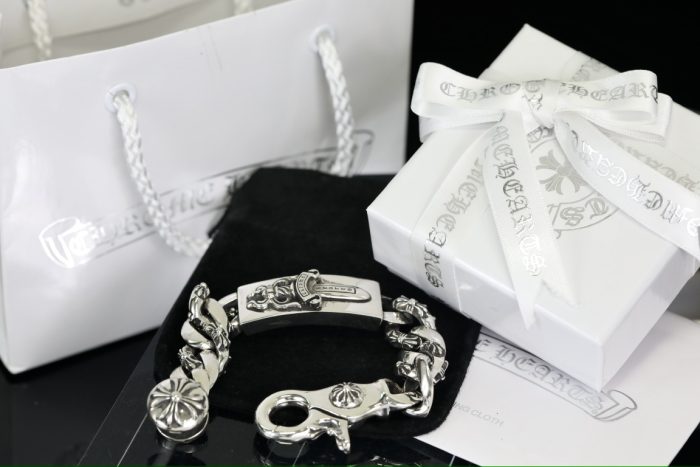 クロムハーツ  CHROME HEARTS  ダガー×ファンシー IDブレスレット プラスクリップ - 画像 (9)
