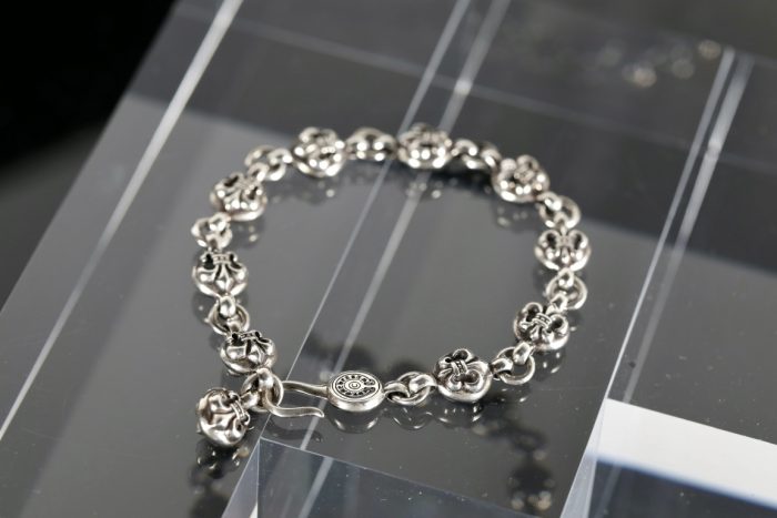 クロムハーツ CHROME HEARTS BSフレアボールブレスレット シルバー925