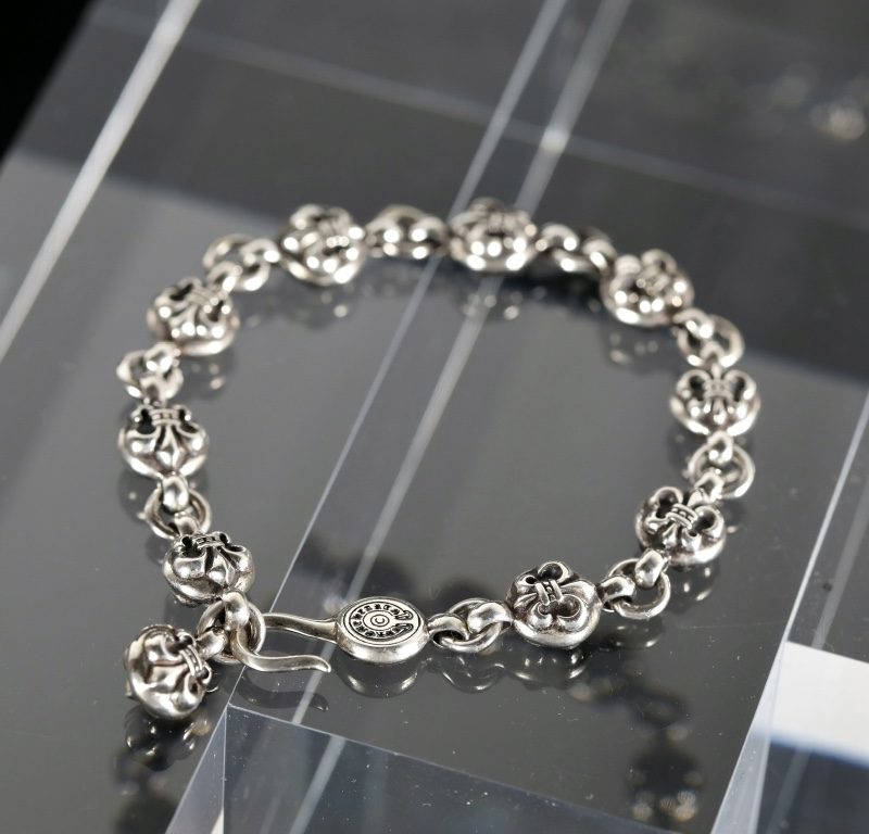 クロムハーツ CHROME HEARTS BSフレアボールブレスレット シルバー925