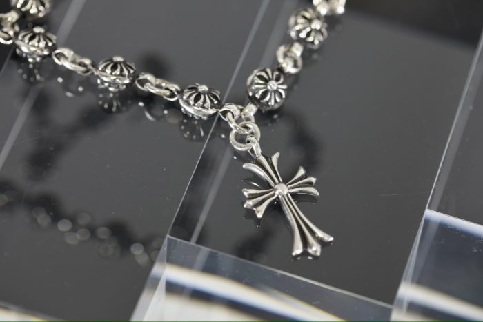 クロムハーツ CHROME HEARTS クロスボール タイニーCHクロス ブレスレット シルバー925 - 画像 (3)