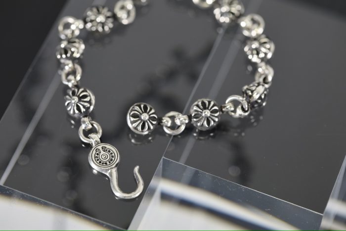 クロムハーツ CHROME HEARTS クロスボール タイニーCHクロス ブレスレット シルバー925 - 画像 (5)