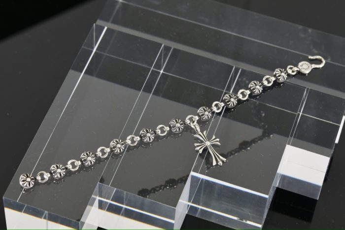 クロムハーツ CHROME HEARTS クロスボール タイニーCHクロス ブレスレット シルバー925 - 画像 (8)