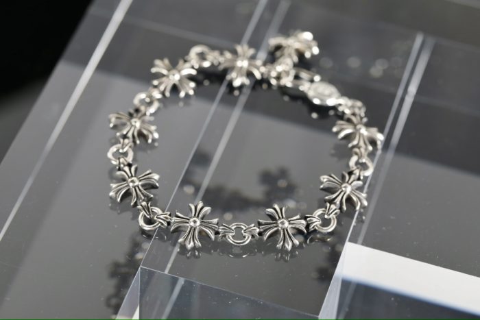 クロムハーツ CHROME HEARTS 9リンクカットアウトCHプラスブレスレット