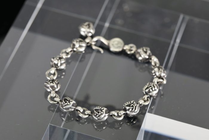 クロムハーツ CHROME HEARTS ケルテックボールブレスレット シルバー925 - 画像 (2)