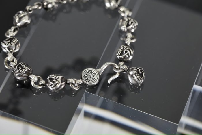 クロムハーツ CHROME HEARTS ケルテックボールブレスレット シルバー925 - 画像 (3)