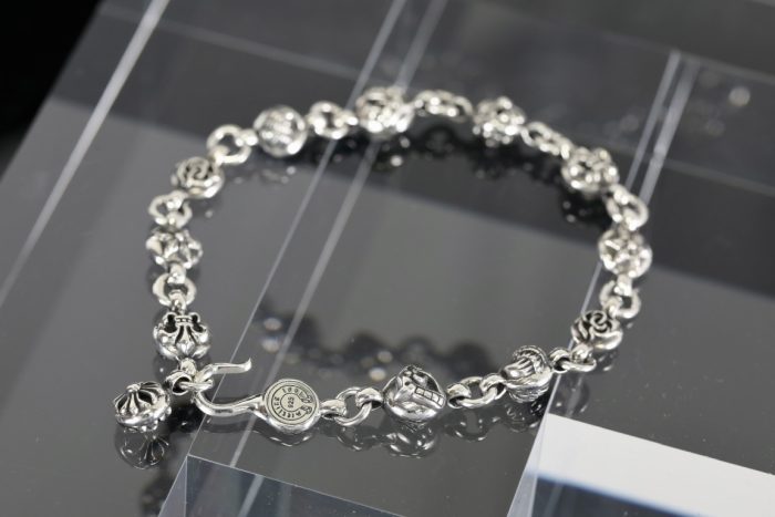 クロムハーツ CHROME HEARTS ボールモチーフブレスレット シルバー925
