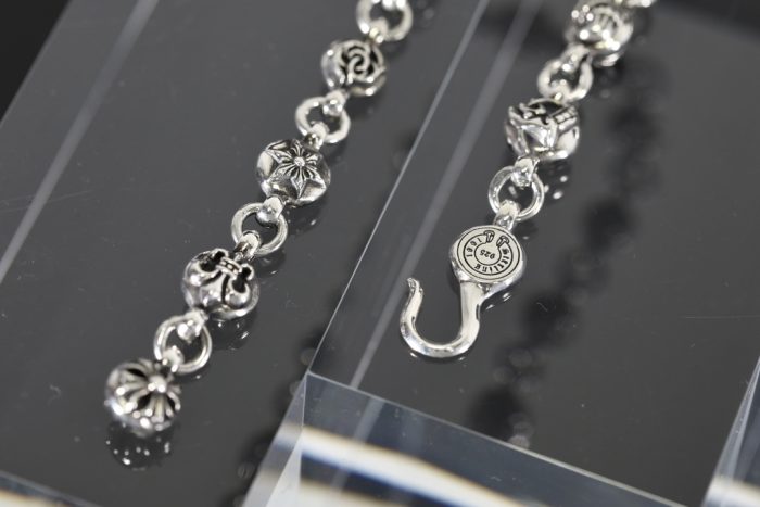 クロムハーツ CHROME HEARTS ボールモチーフブレスレット シルバー925 - 画像 (4)