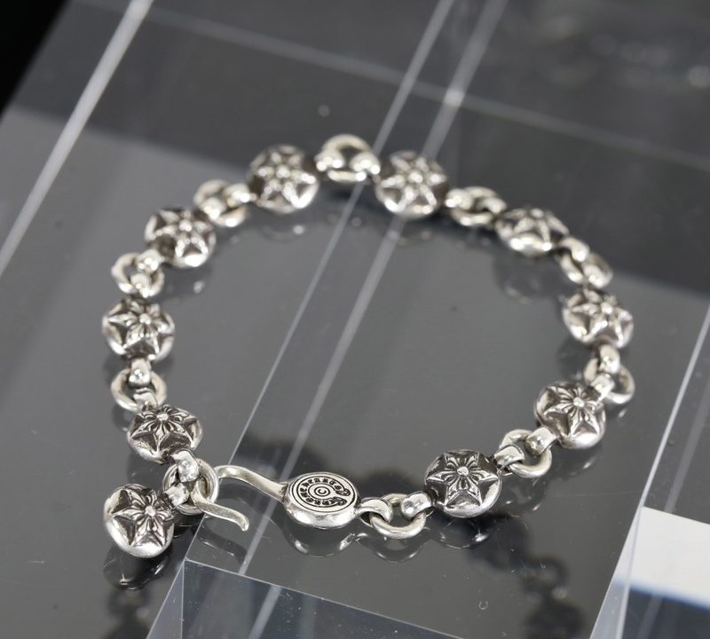 クロムハーツ CHROME HEARTS スターボールブレスレット シルバー925
