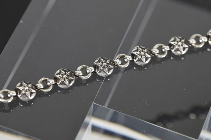 クロムハーツ CHROME HEARTS スターボールブレスレット シルバー925 - 画像 (4)