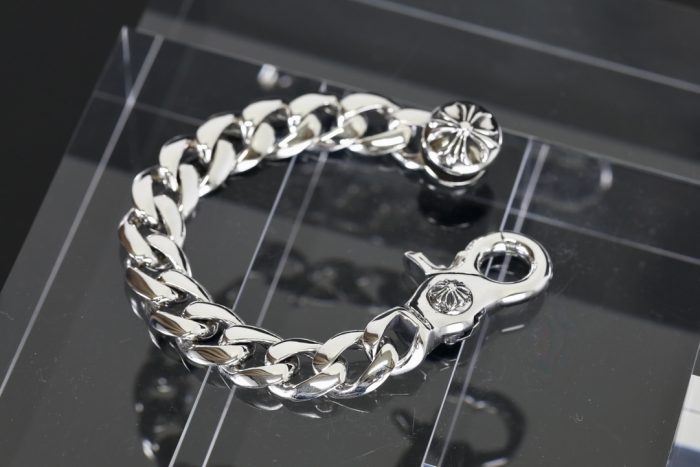 クロムハーツ CHROME HEARTS ファンシーリンククリップブレスレット シルバー - 画像 (3)