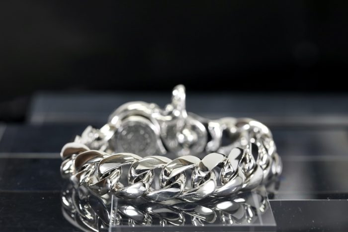 クロムハーツ CHROME HEARTS ファンシーリンククリップブレスレット シルバー - 画像 (2)
