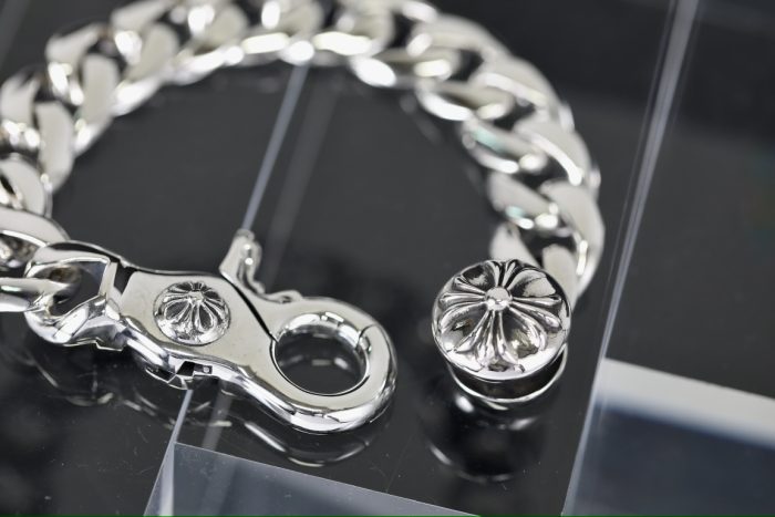 クロムハーツ CHROME HEARTS ファンシーリンククリップブレスレット シルバー - 画像 (7)