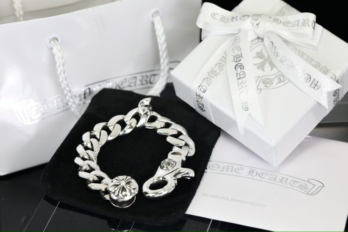 クロムハーツ CHROME HEARTS ファンシーリンククリップブレスレット シルバー - 画像 (9)