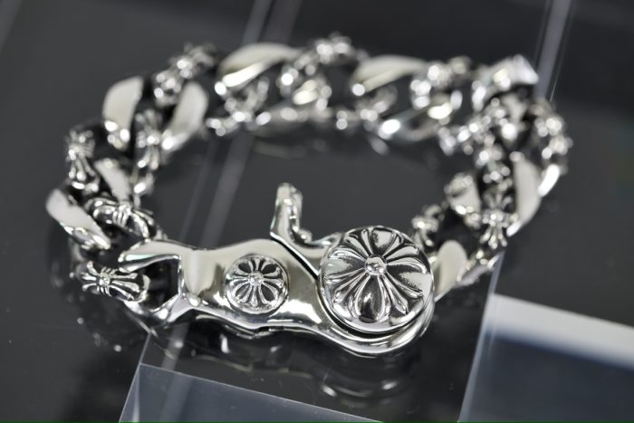 クロムハーツ CHROME HEARTS ファンシーチェーンクリップブレスレット