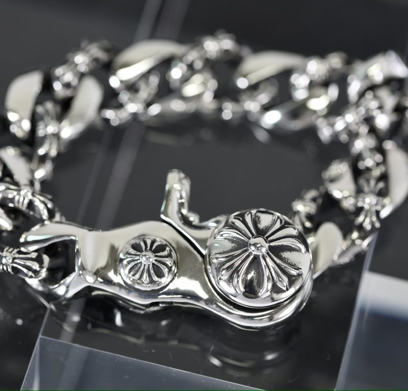 クロムハーツ CHROME HEARTS ファンシーチェーンクリップブレスレット