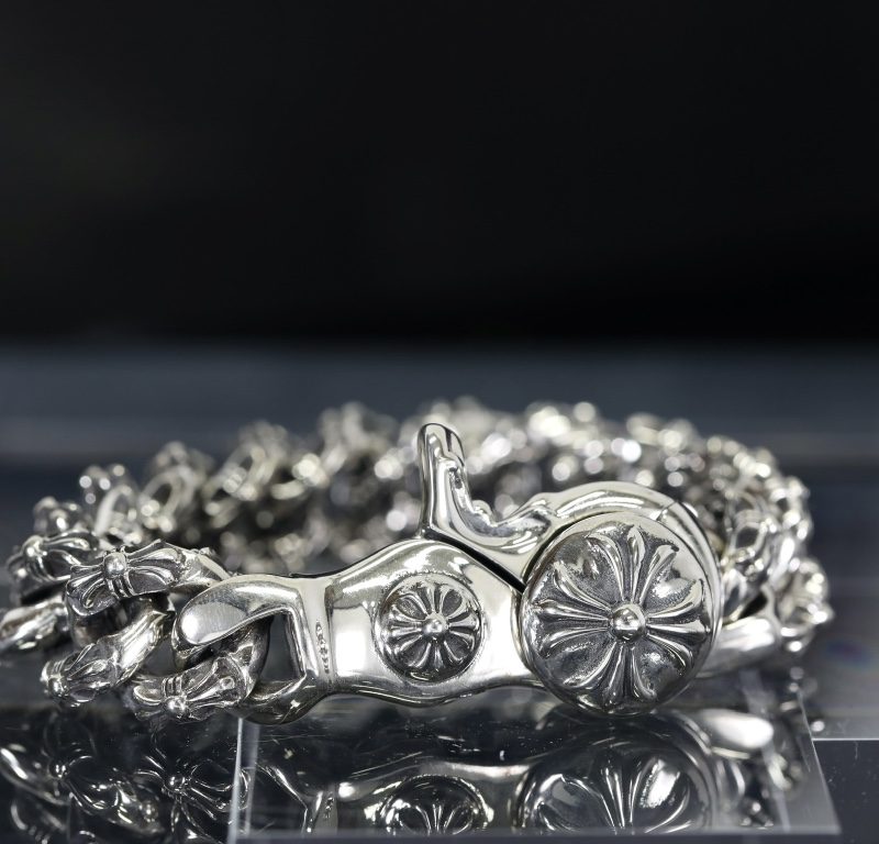 クロムハーツ CHROME HEARTS オールドエクストラファンシーチェーンクリップブレス 15リンク