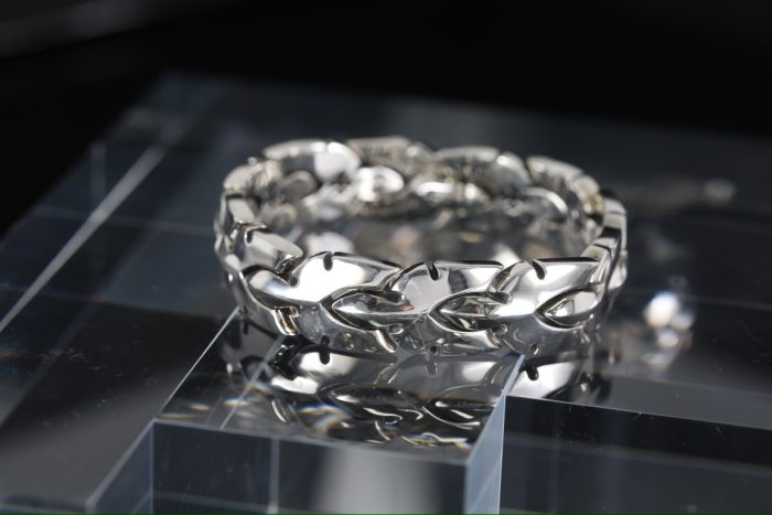 クロムハーツ CHROMEHEARTS ミディアム フレアニーリンクブレスレット 11リンク