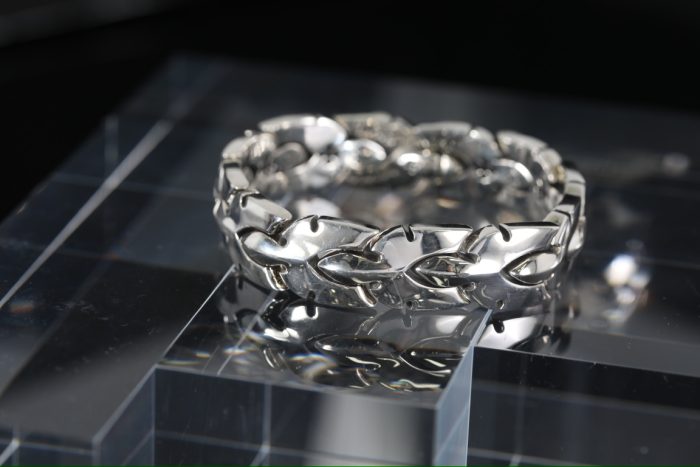 クロムハーツ CHROMEHEARTS ミディアム フレアニーリンクブレスレット 11リンク - 画像 (2)