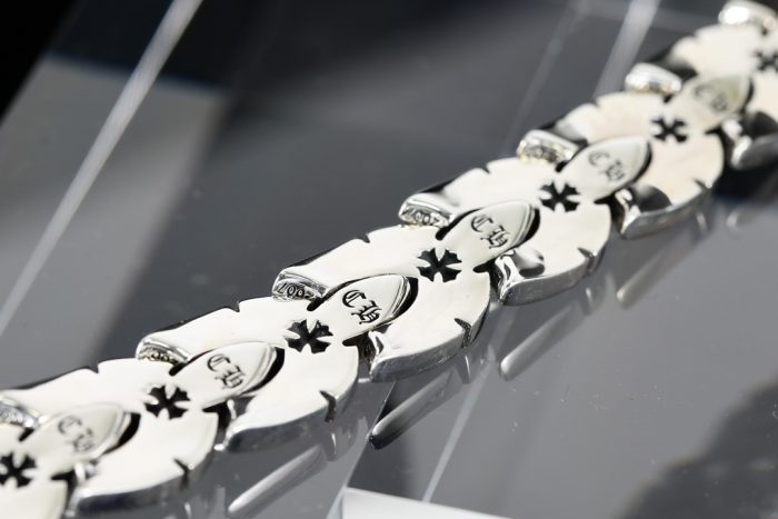 クロムハーツ CHROMEHEARTS ミディアム フレアニーリンクブレスレット 11リンク - 画像 (5)
