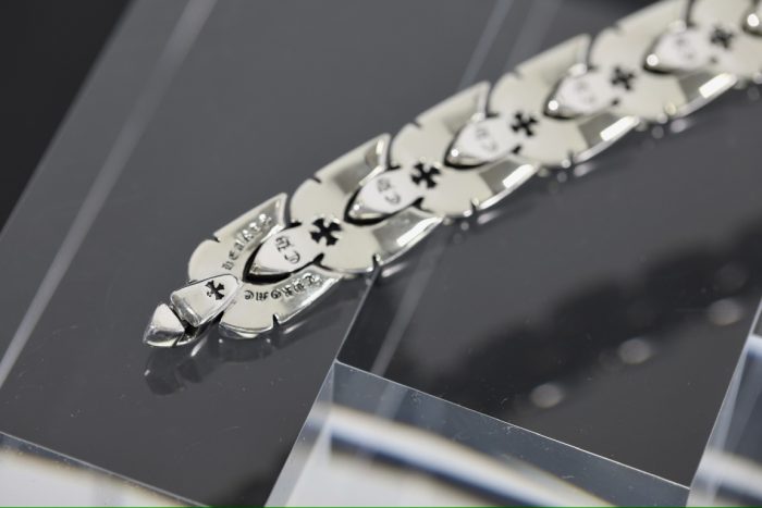 クロムハーツ CHROMEHEARTS ミディアム フレアニーリンクブレスレット 11リンク - 画像 (7)