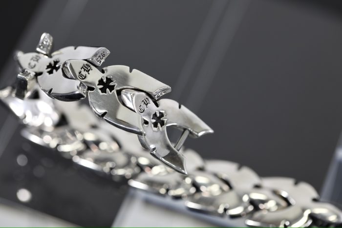 クロムハーツ CHROMEHEARTS ミディアム フレアニーリンクブレスレット 11リンク - 画像 (8)