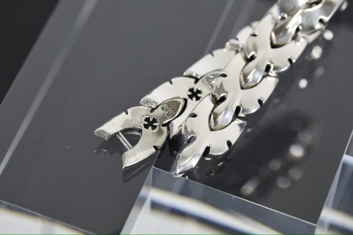 クロムハーツ CHROMEHEARTS ミディアム フレアニーリンクブレスレット 11リンク - 画像 (9)