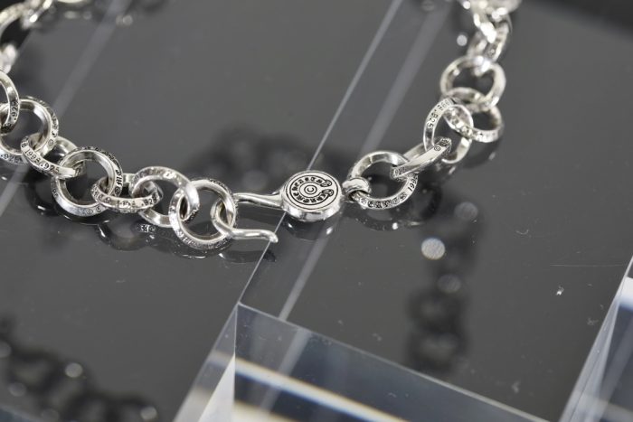 クロムハーツ CHROMEHEARTS ラージペーパーチェーンブレスレット - 画像 (4)