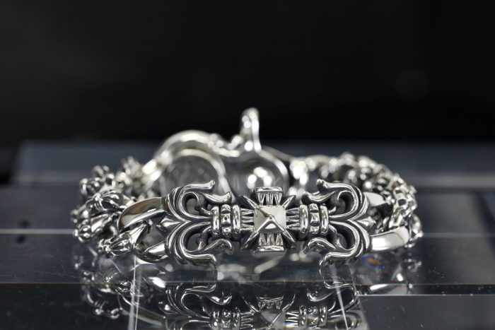 クロムハーツ CHROME HEARTS フィリグリーブレスレット エクストラファンシーチェーン シルバー