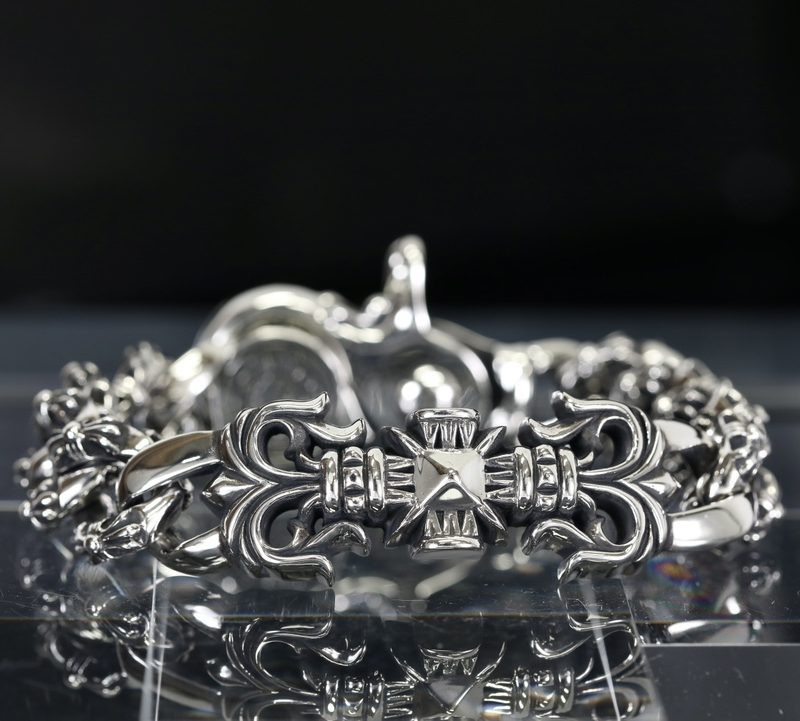 クロムハーツ CHROME HEARTS フィリグリーブレスレット エクストラファンシーチェーン シルバー