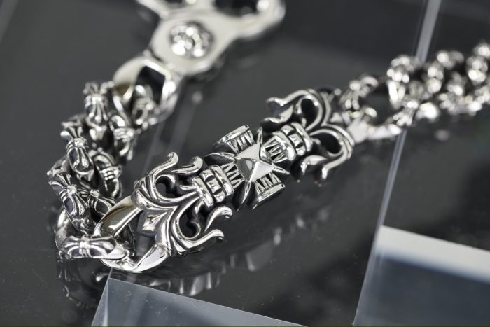 クロムハーツ CHROME HEARTS フィリグリーブレスレット エクストラファンシーチェーン シルバー - 画像 (5)