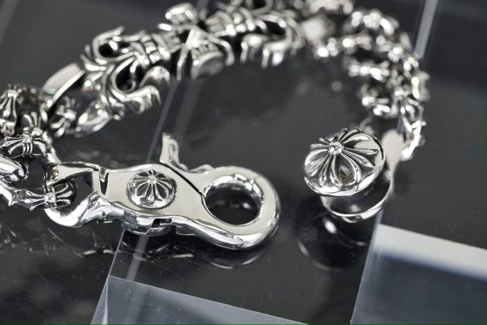 クロムハーツ CHROME HEARTS フィリグリーブレスレット エクストラファンシーチェーン シルバー - 画像 (3)
