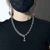 クロムハーツ CHROME HEARTS Paper E ペーパーE ネックレス シルバー925 20インチ