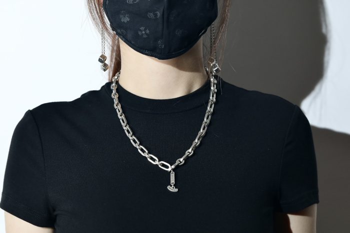 クロムハーツ CHROME HEARTS Paper E ペーパーE ネックレス シルバー925 20インチ