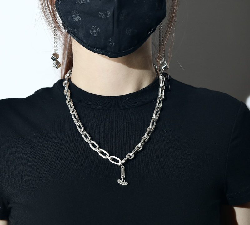 クロムハーツ CHROME HEARTS Paper E ペーパーE ネックレス シルバー925 20インチ