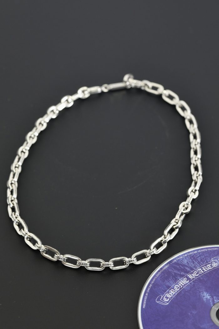 クロムハーツ CHROME HEARTS Paper E ペーパーE ネックレス シルバー925 20インチ - 画像 (3)