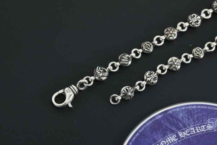 クロムハーツ CHROME HEARTS フローラルボールネックレス シルバー925 20インチ - 画像 (8)