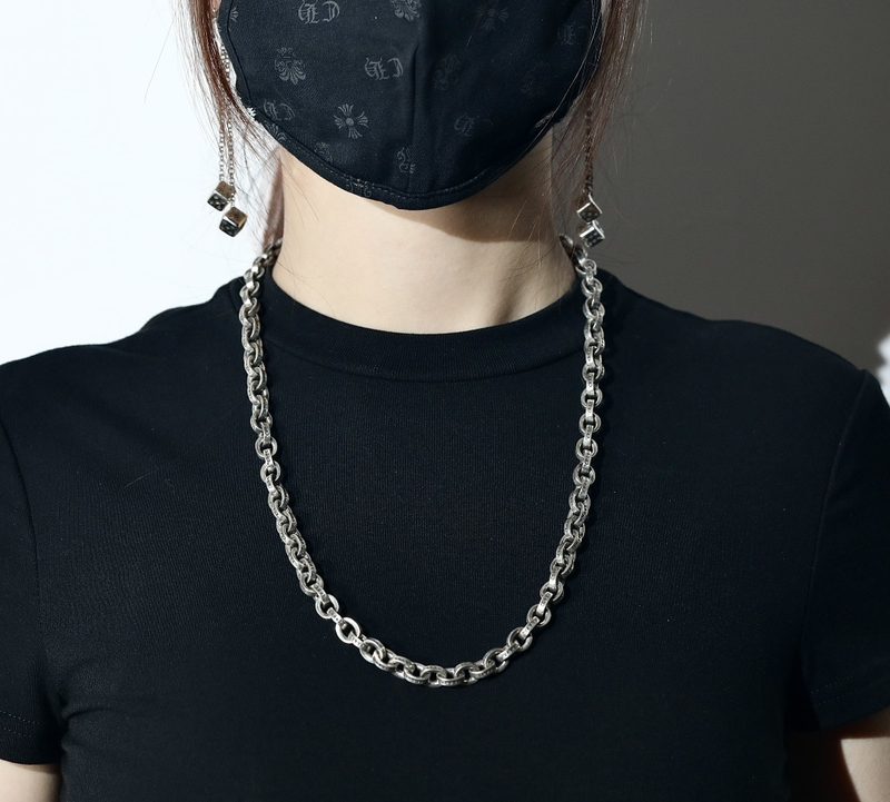 クロムハーツ CHROME HEARTS シルバー925 チェーンネックレス 24インチ
