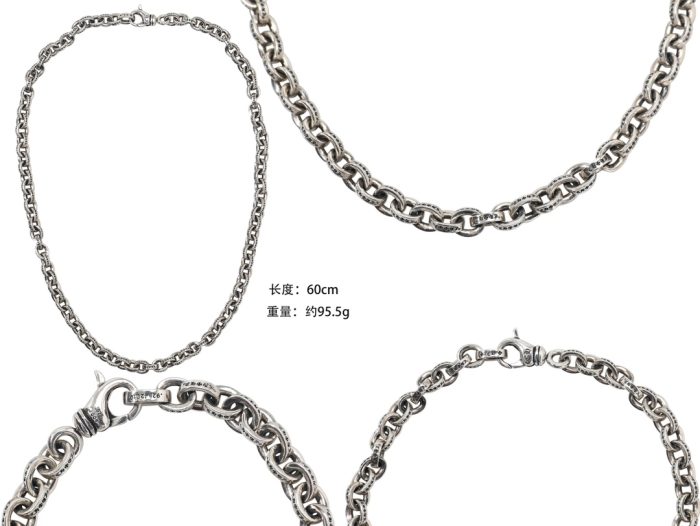 クロムハーツ CHROME HEARTS シルバー925 チェーンネックレス 24インチ - 画像 (11)